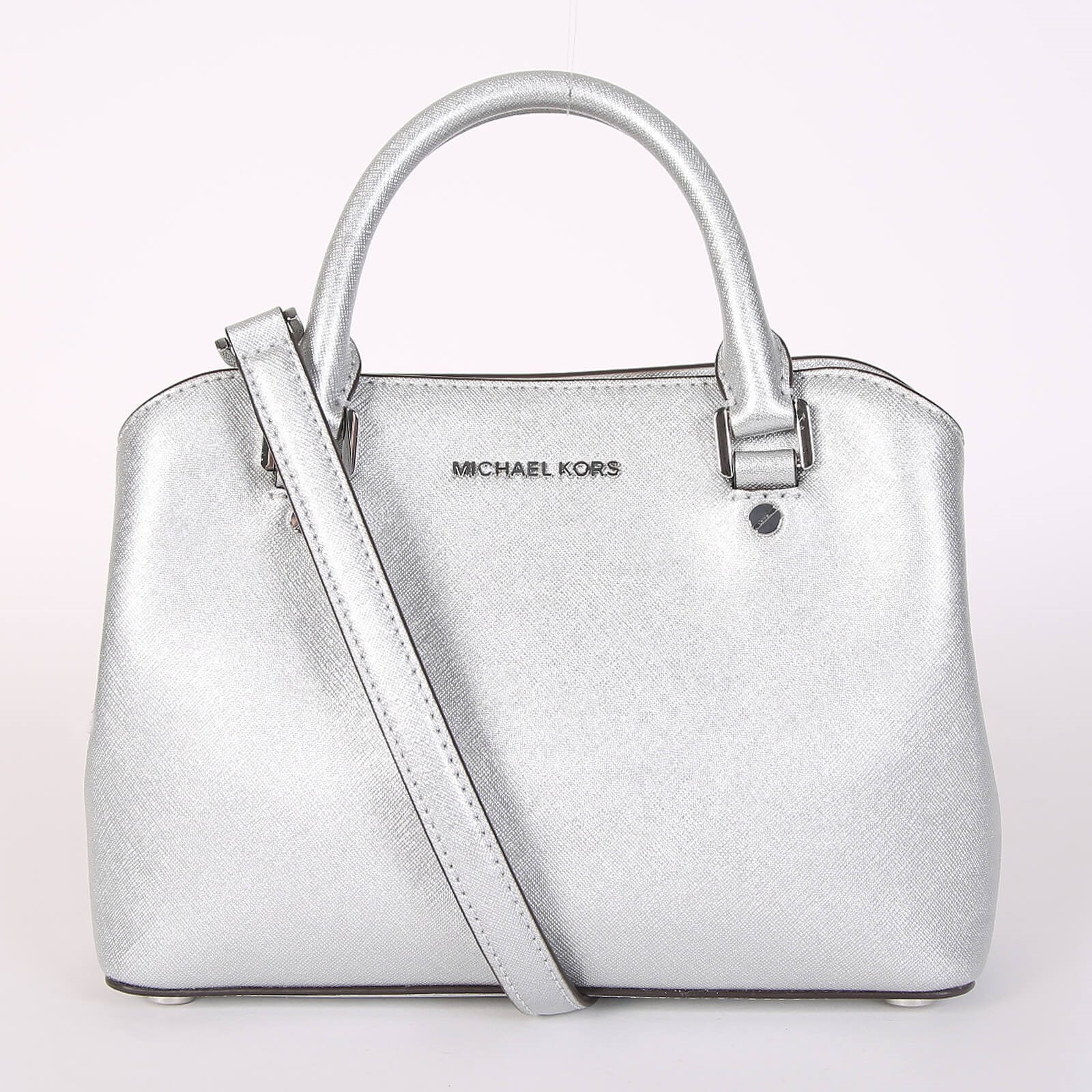 Savannah small saffiano leather satchel hotsell