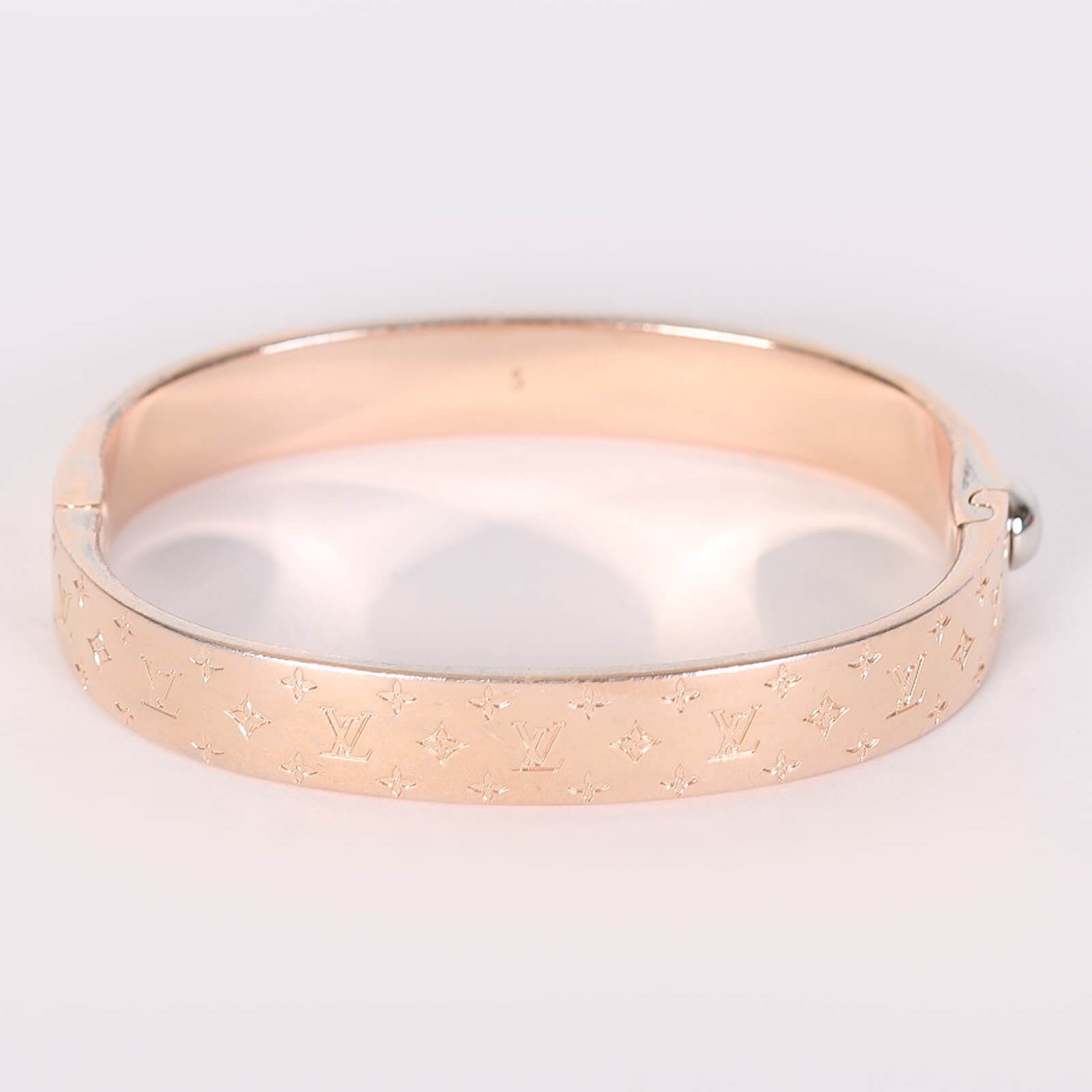 Louis vuitton nanogram cuff rose gold deals