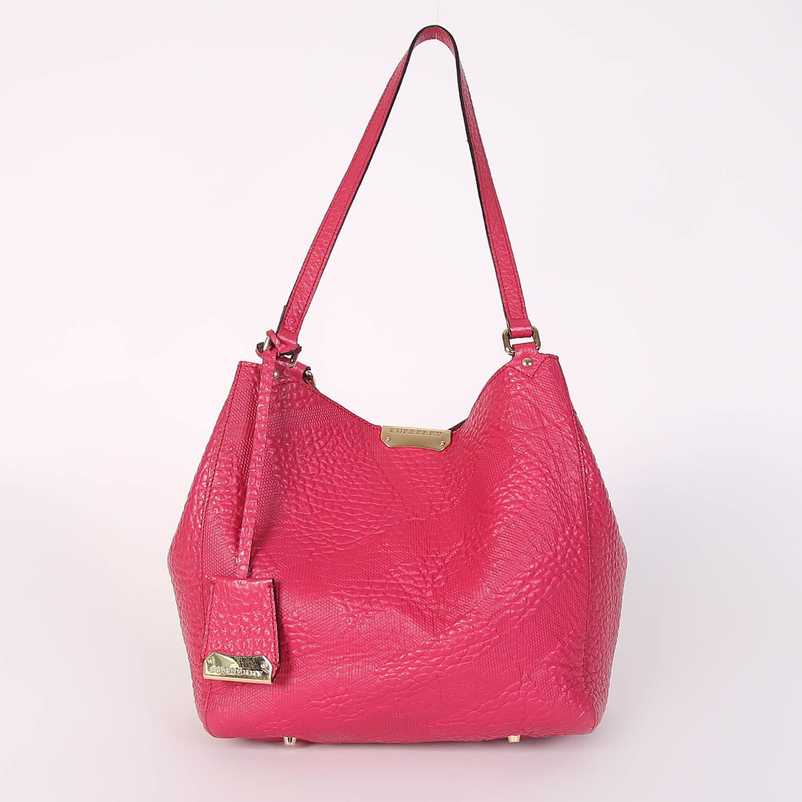Burberry canterbury leather tote deals