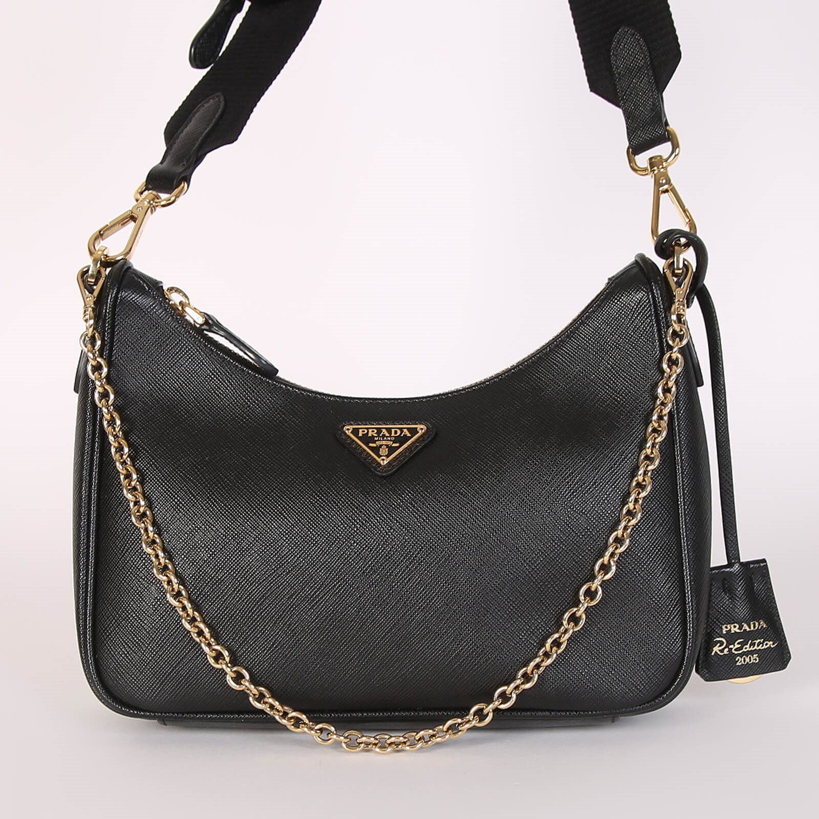 Prada - Re-Edition 2005 Saffiano Leather Bag Nero