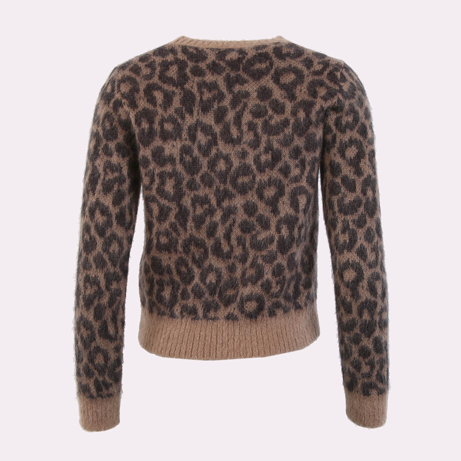 Max Mara Studio Tappeto Leopard Motif Sweater Brown M www.luxurybags.eu
